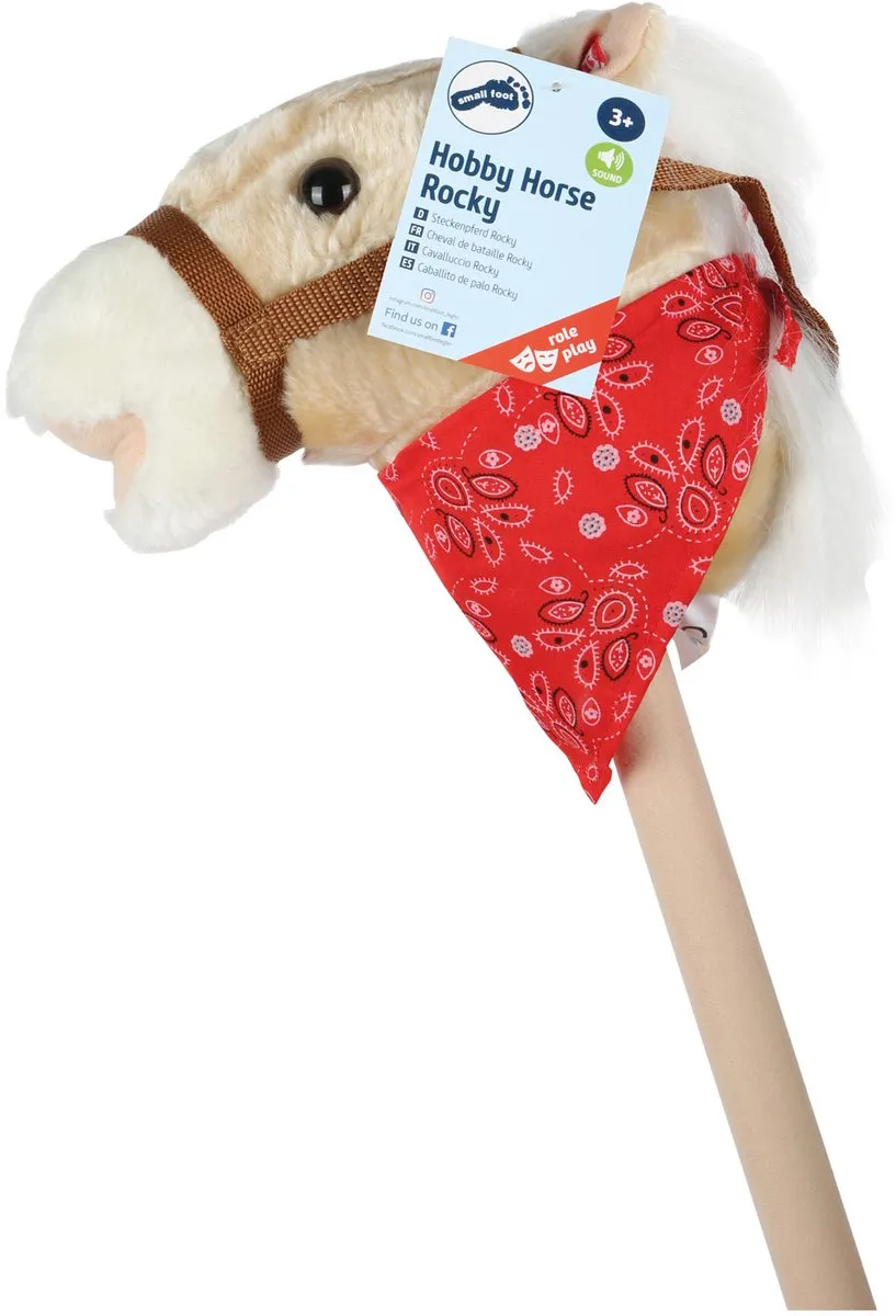 Small Foot Houten Stokpaard Rocky 80cm - Beige