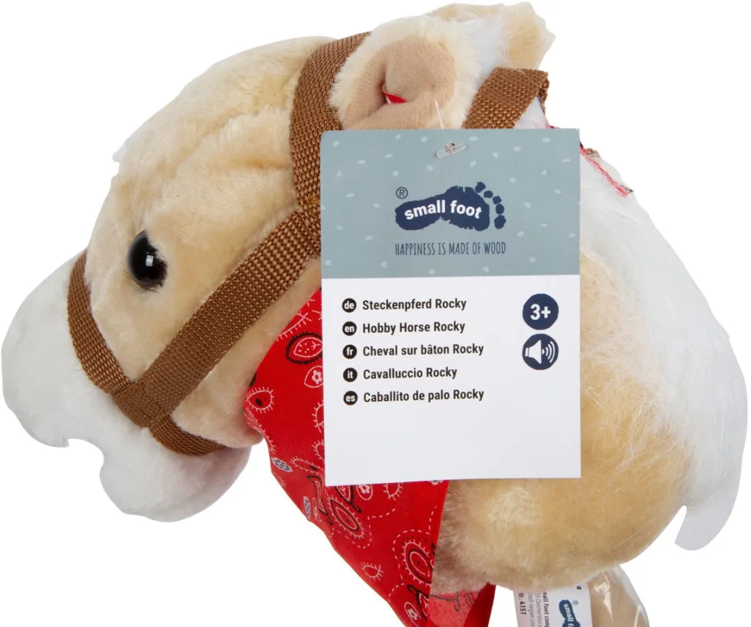 Small Foot Houten Stokpaard Rocky 80cm - Beige