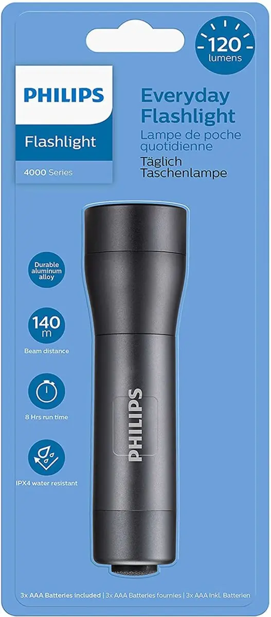 Philips SFL4000T/10 Zaklamp - 120 lumen - Zwart - afbeelding 5 van 6