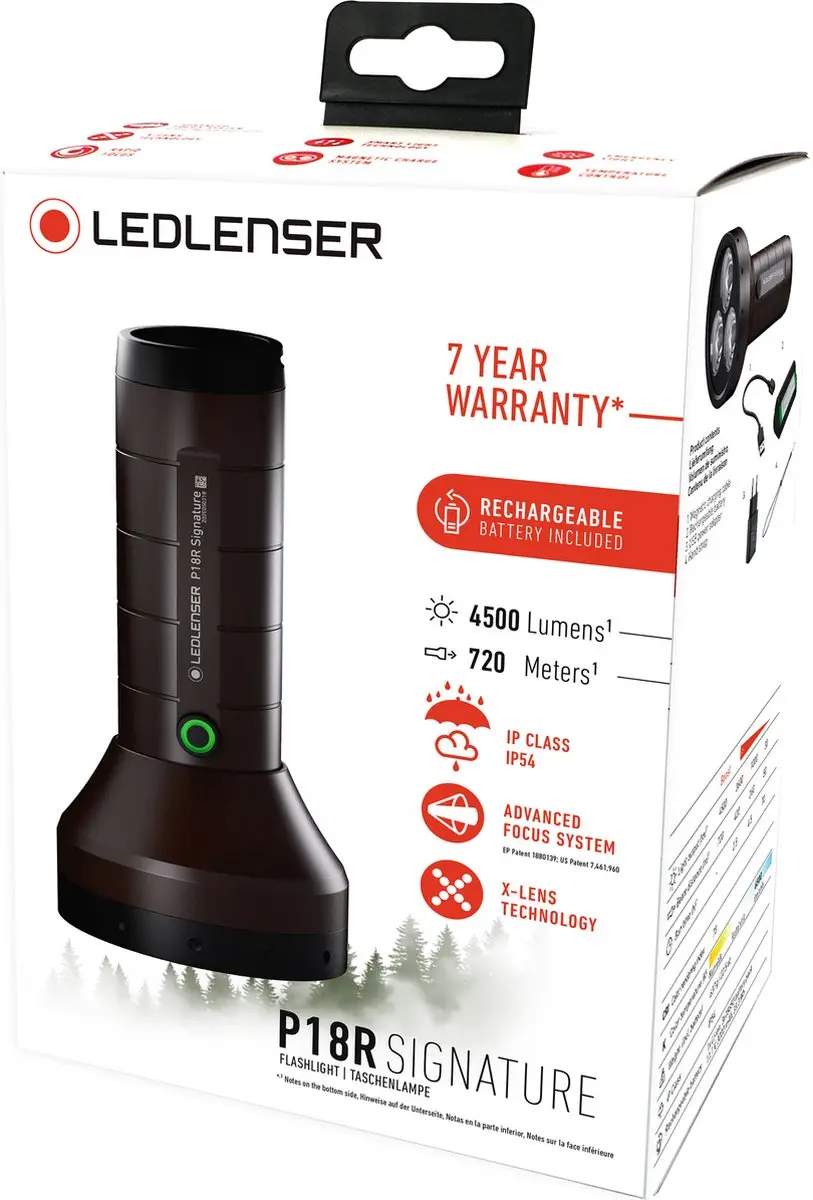 Ledlenser P18R Signature 502191 Zaklamp - 4500 lumen - Zwart - afbeelding 5 van 6