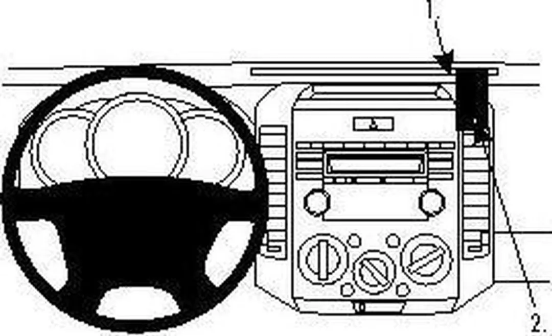 Brodit ProClip Ford Ranger BT50 2007-2012 Houder - 853978