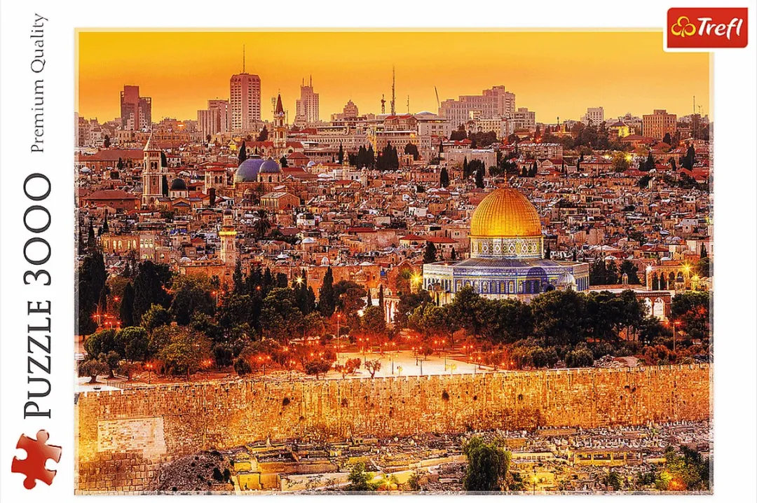 Trefl The roofs of Jerusalem Puzzel 3000 Stuks - Multicolor