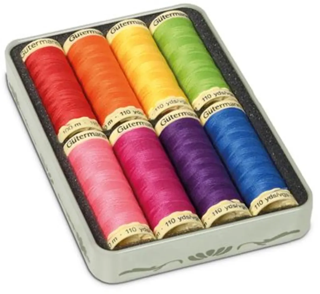 Gutermann Nostalgiedoos Allesnaaigaren 8x100m - 8 Kleuren