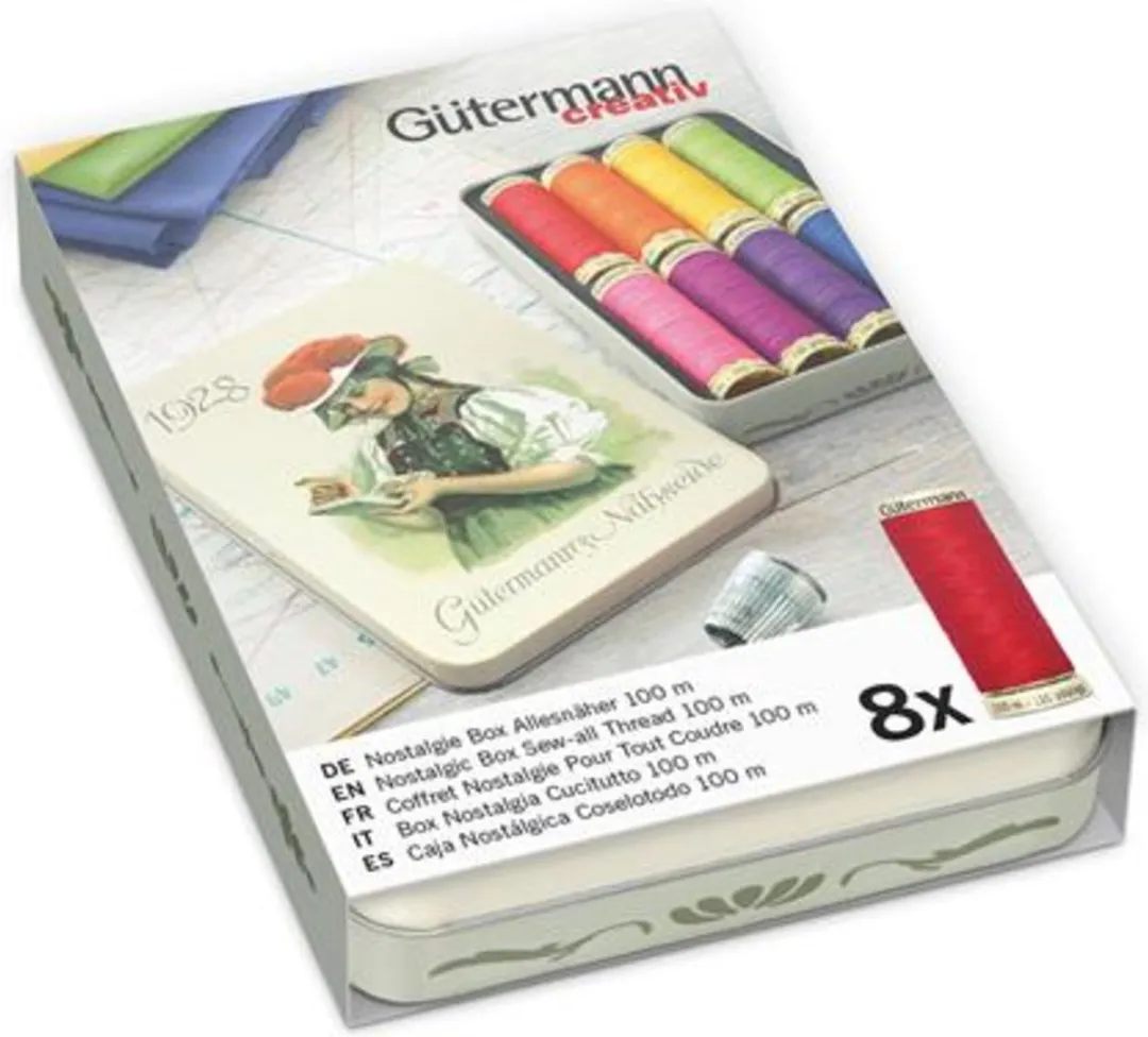 Gutermann Nostalgiedoos Allesnaaigaren 8x100m
