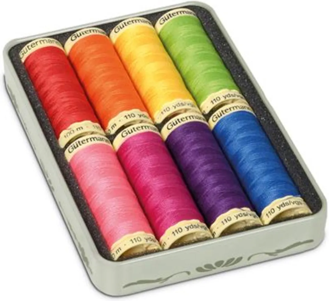 Gutermann Nostalgiedoos Allesnaaigaren 8x100m - 8 Kleuren