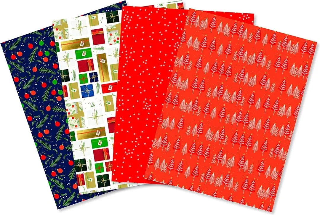 Decopatch Texture Kerstpapier My little gift Limited Edition - 4 Stuks