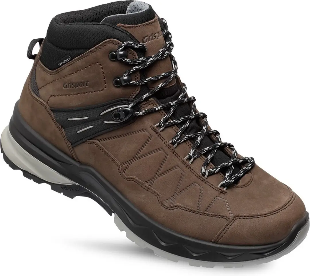 Grisport Tampa Mid Unisex Wandelschoen - 14903-04 Bruin- Maat 43