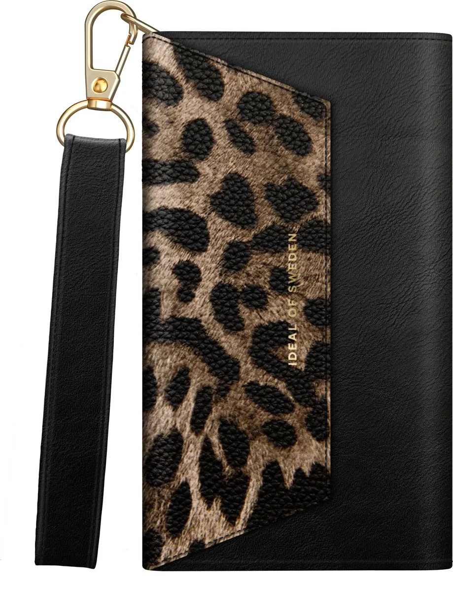 iDeal of Sweden Cassette Clutch iPhone 13 Pro Max Midnight Leopard - 3 Stuks