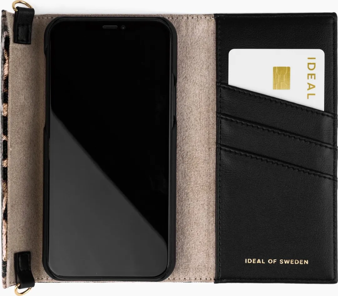 iDeal of Sweden Cassette Clutch iPhone 13 Pro Max Midnight Leopard - 3 Stuks