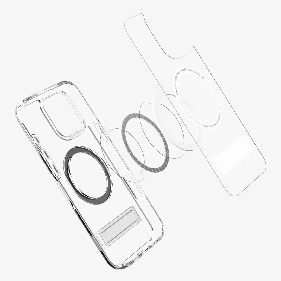 Spigen Ultra Hybrid S ACS08143 iPhone 16 Pro Hoes - Grijs - afbeelding 6 van 6
