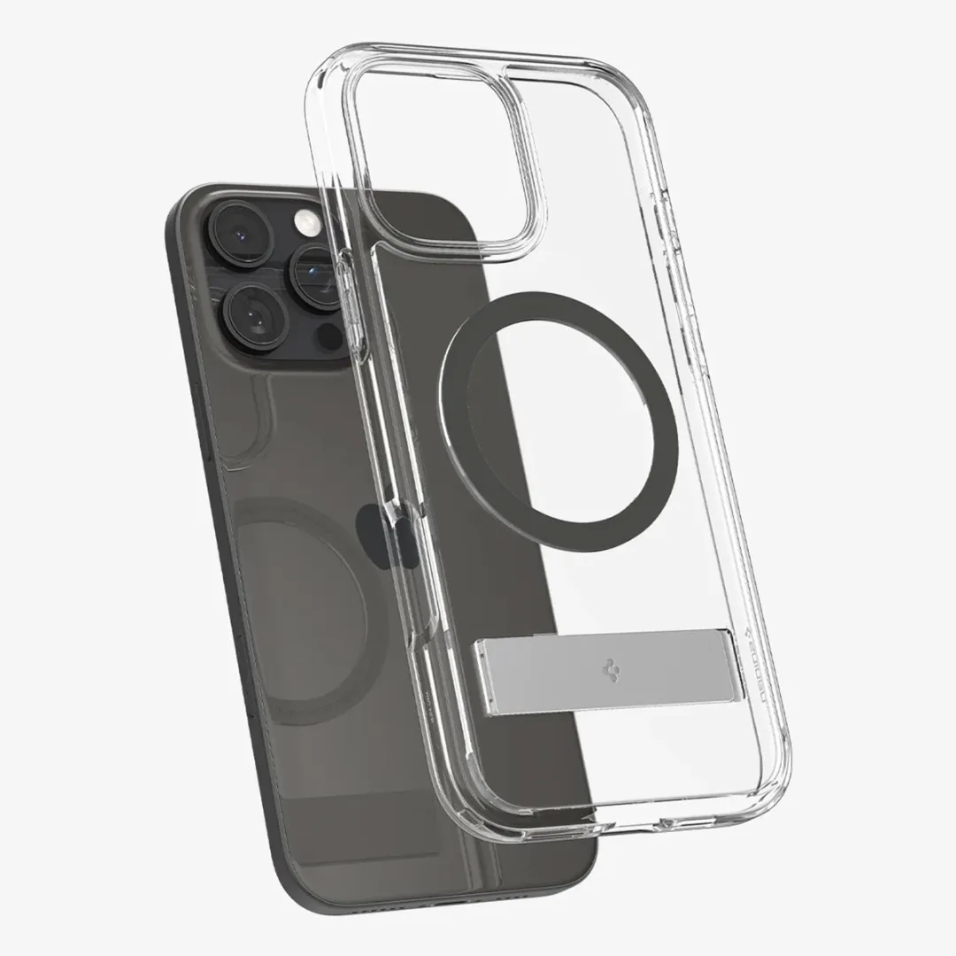 Spigen Ultra Hybrid S ACS08143 iPhone 16 Pro Hoes - Grijs