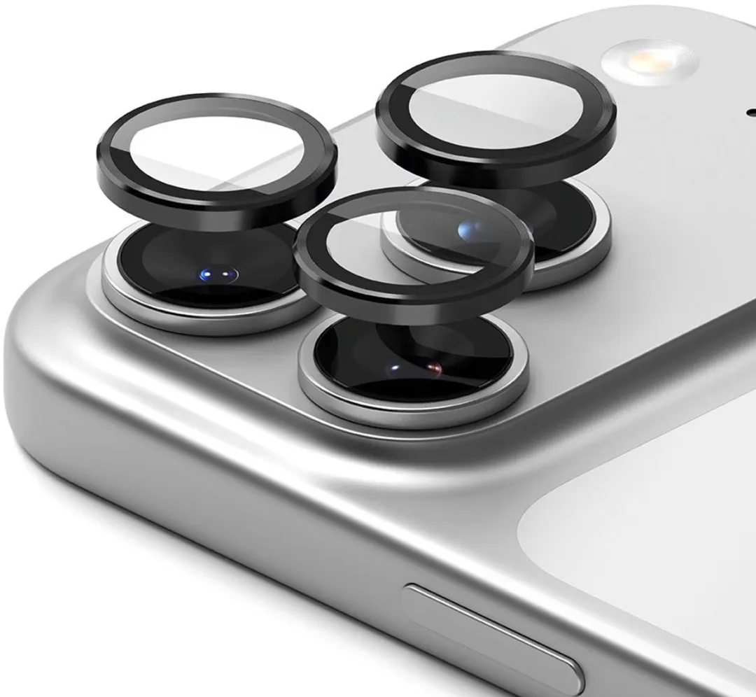 Ringke Frame Glass Camera Protector iPhone 17 Pro/Max - 2 Stuks - Zwart