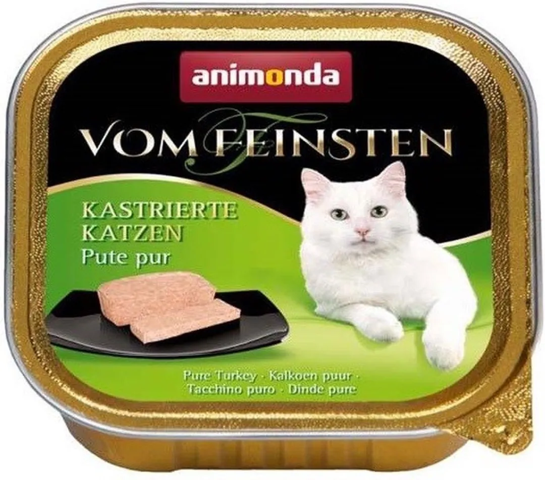 Animonda Vom Feinsten Pute Pur Natvoer Kat 32x100g