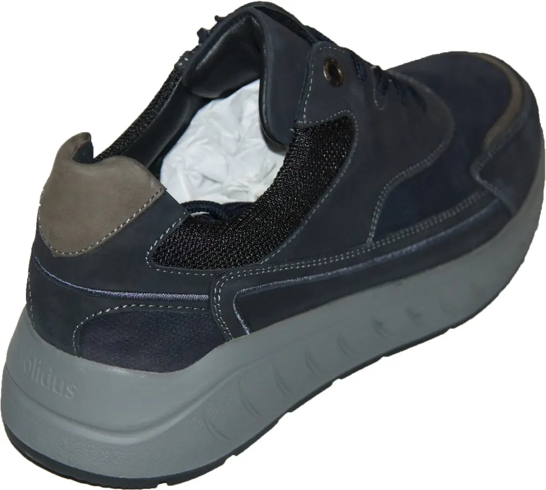 Solidus 71137 Ken Sneakers - Wijdte H-K - Grijs/Zwart - afbeelding 5 van 6