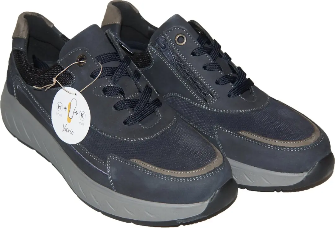 Solidus 71137 Ken Sneakers - Wijdte H-K - Grijs/Zwart - afbeelding 6 van 6