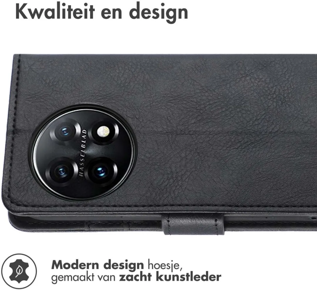 Imoshion Hoesje OnePlus 11 - 3 Pasjes - Zwart