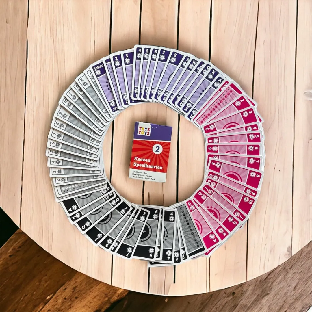 Keezen Speelkaarten - Kaartspel geschikt voor Keezen bordspel - Keezenspel (twee decks, totaal 120 kaarten)