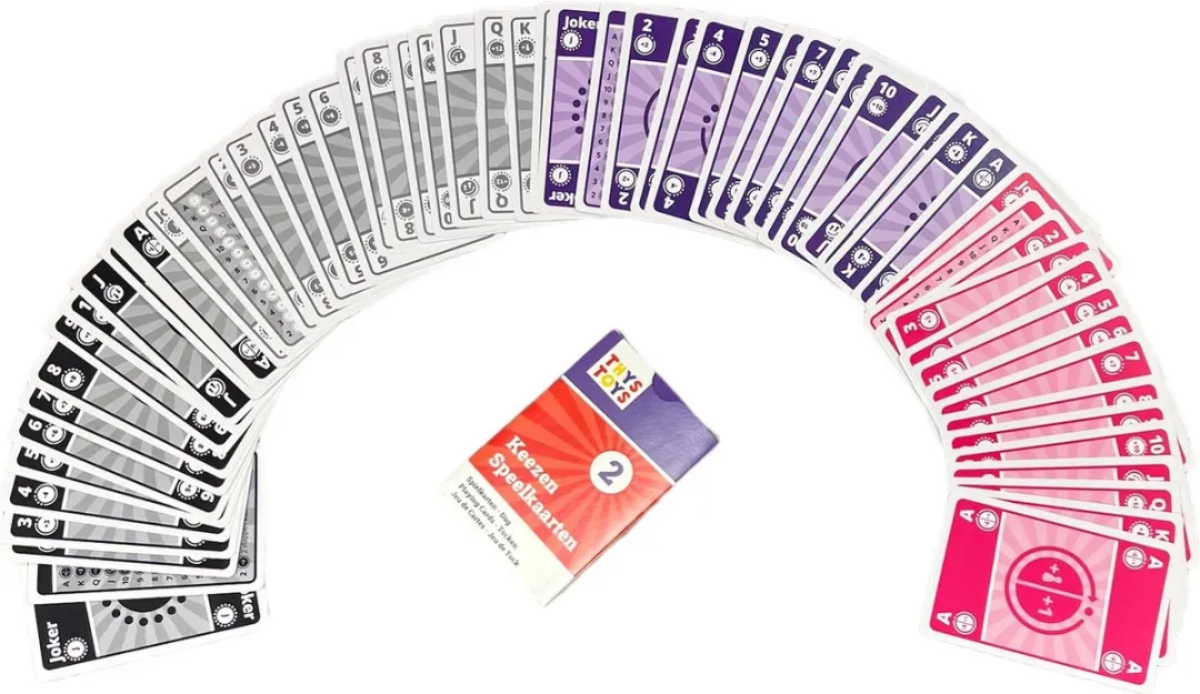 Keezen Speelkaarten - Kaartspel geschikt voor Keezen bordspel - Keezenspel (twee decks, totaal 120 kaarten)