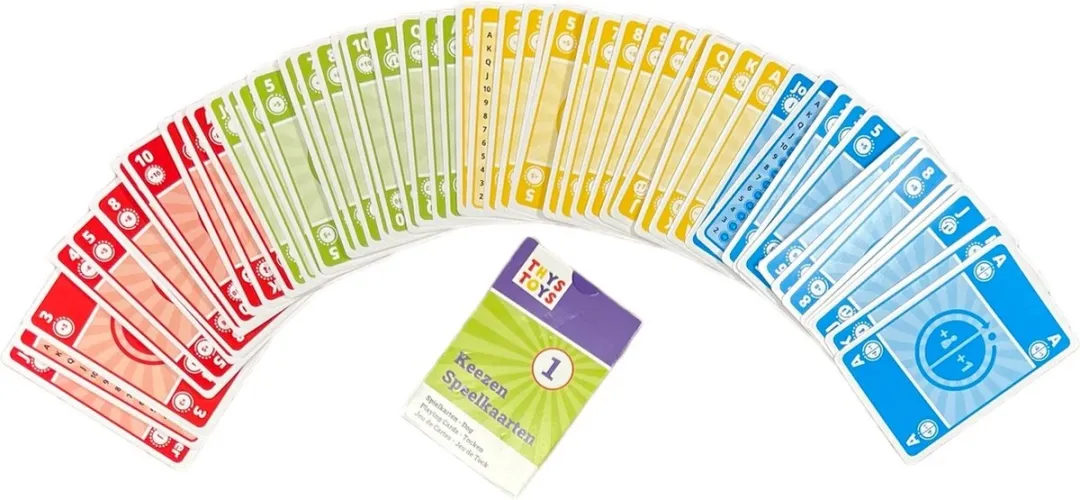 Keezen Speelkaarten - Kaartspel geschikt voor Keezen bordspel - Keezenspel (twee decks, totaal 120 kaarten)