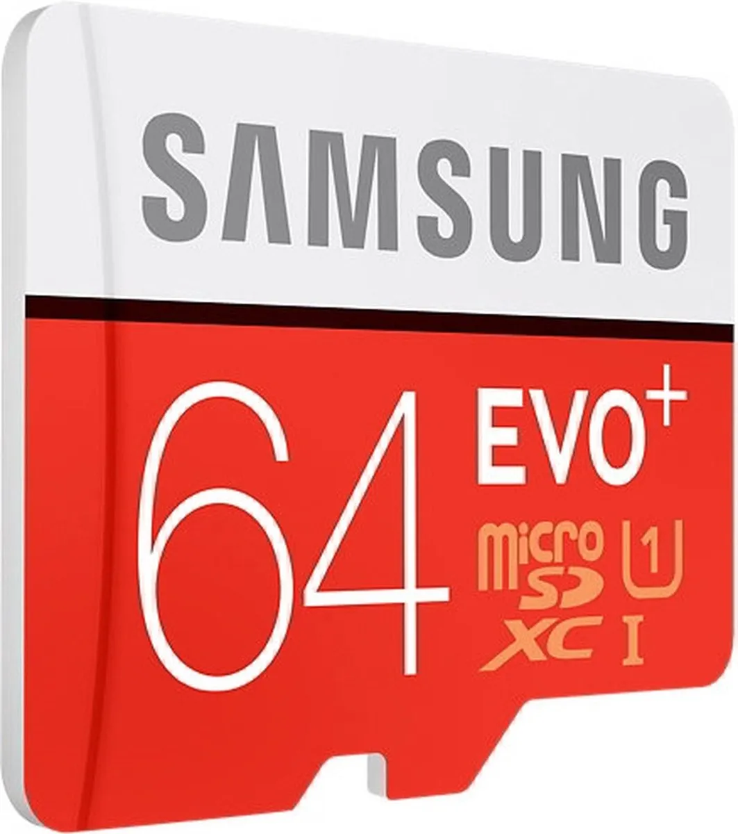 Samsung Evo+ MB-MC64DA/EU Micro SDXC 64GB - met adapter