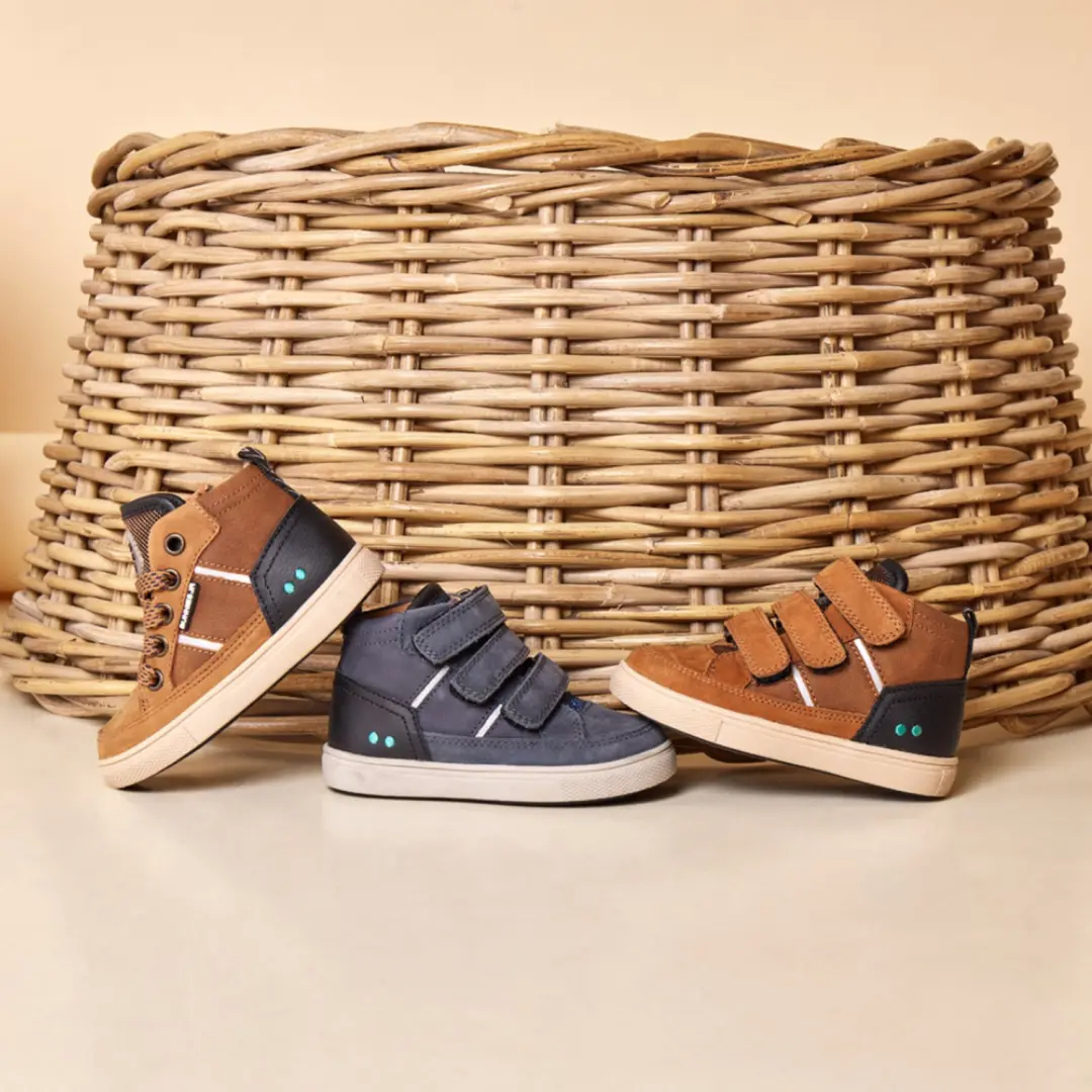 BunniesJR Hoge Sneakers Jongens - Blauw - afbeelding 2 van 6