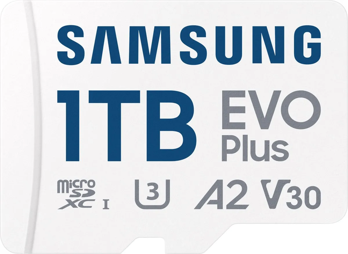 Samsung EVO Plus Micro SD 1TB - Incl. SD-adapter