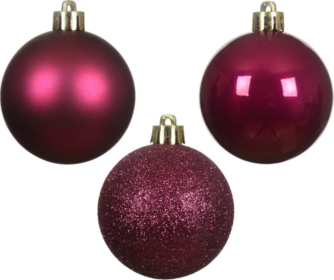 Decoris Mini Kerstballen 3cm
