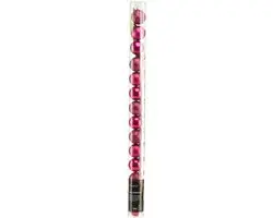 Decoris Mini Kerstballen 3cm - 14 stuks - Donkerroze - afbeelding 6 van 6