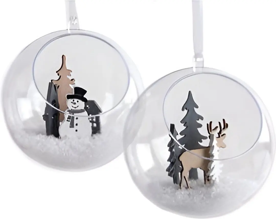DIY open kerstballen
