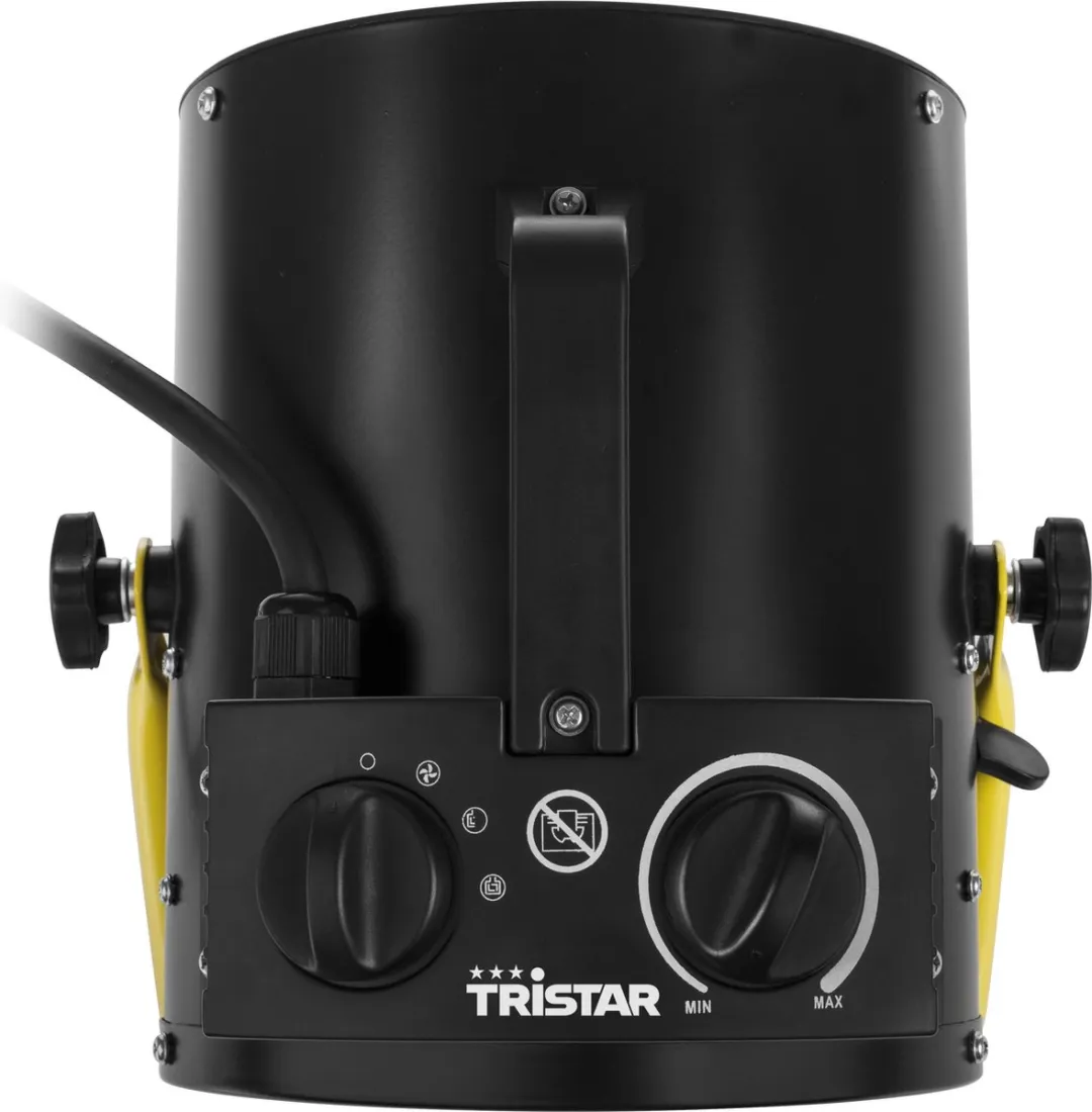 Tristar KA-5061 Industriële Kachel 3000W - 2 Standen - Zwart/Geel