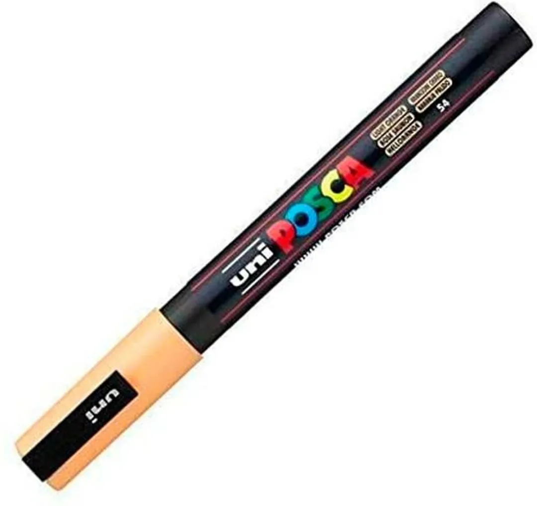 Posca PC-3M Verfstiften - Lichtoranje - 6 Stuks