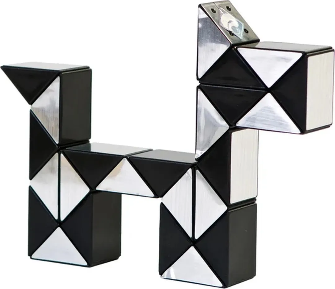 Clown Magic Puzzle - 24 Stuks - Zilver/Zwart