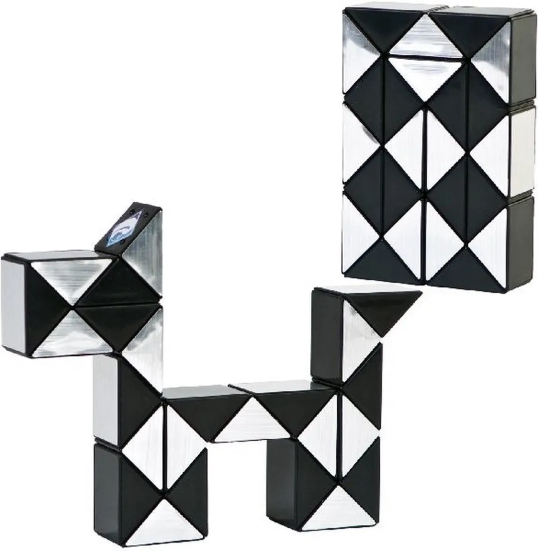 Clown Magic Puzzle - 24 Stuks - Zilver/Zwart