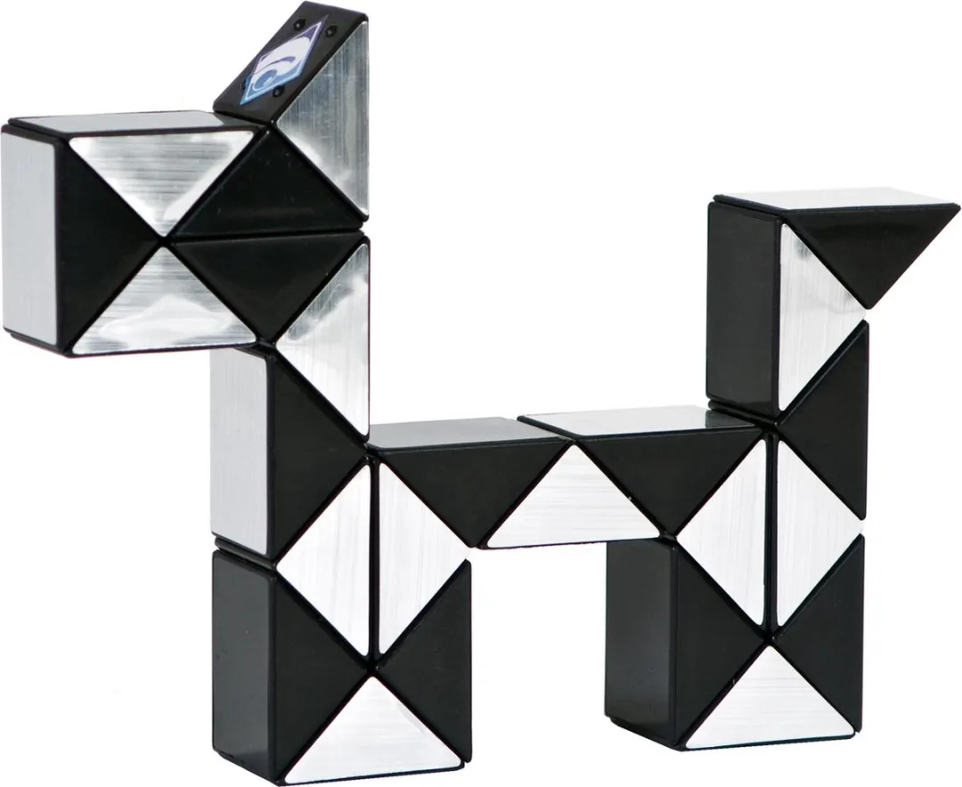 Clown Magic Puzzle - 24 Stuks - Zilver/Zwart