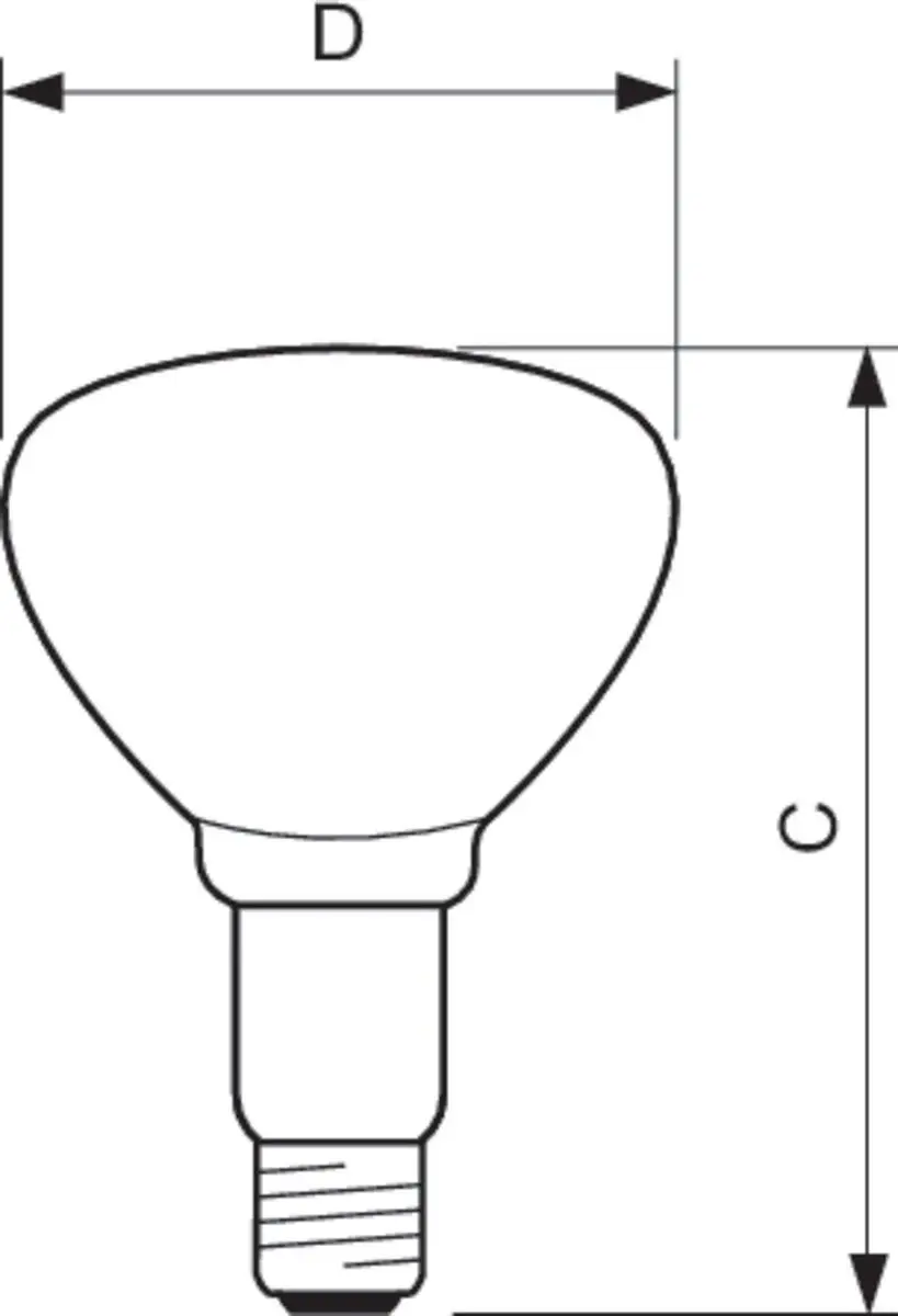 Philips BR125 Infraroodlamp E27 250W - Rood - afbeelding 2 van 6