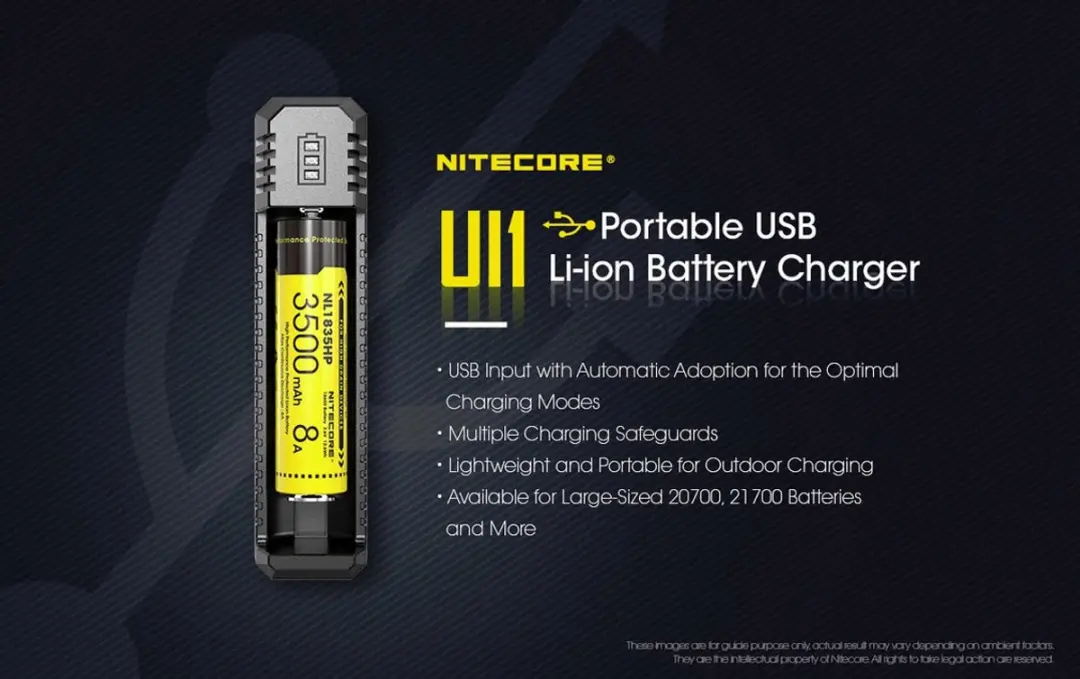 Nitecore UI1 Batterijoplader - AA - afbeelding 5 van 6