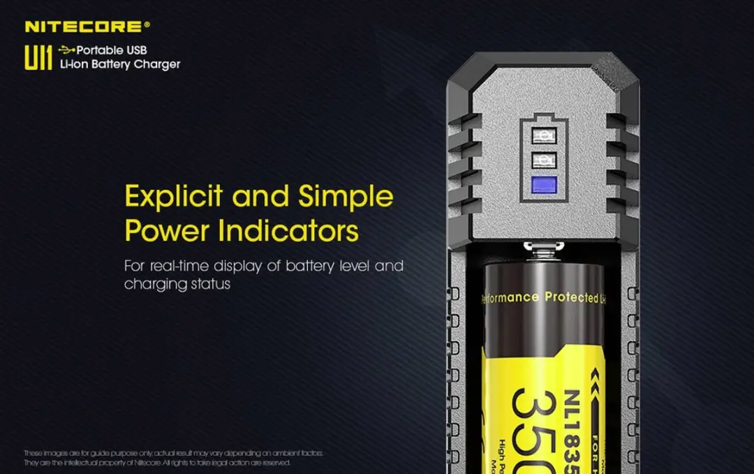Nitecore UI1 Batterijoplader - AA - afbeelding 2 van 6