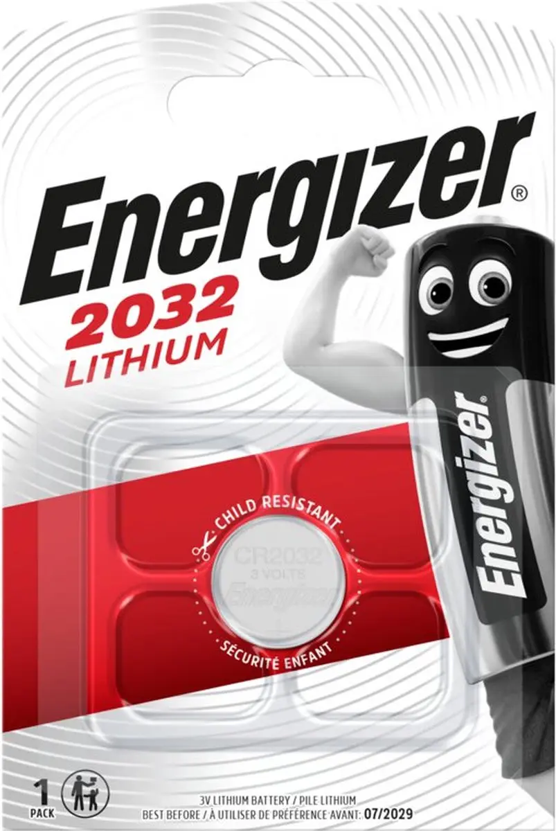 Energizer CR2032 Lithium Knoopcelbatterij - afbeelding 6 van 6