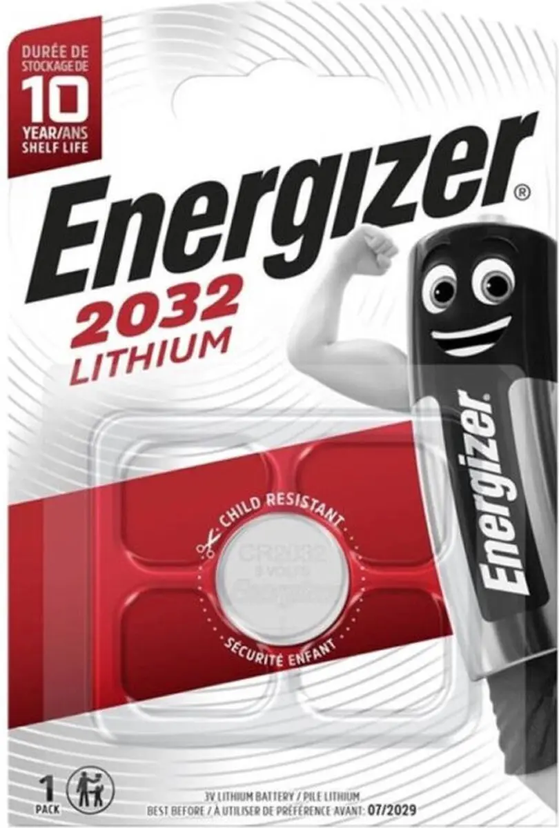 Energizer CR2032 Lithium Knoopcelbatterij - afbeelding 5 van 6