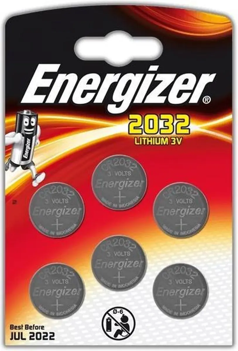 Energizer CR2032 Lithium Knoopcelbatterij