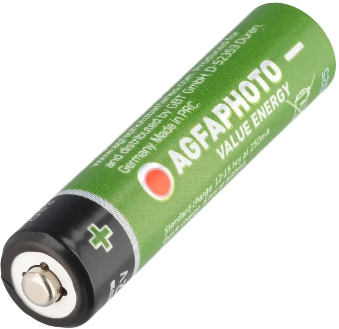 AgfaPhoto NiMh Micro 1000 mAh Oplaadbare batterij AAA Nikkel-Metaalhydride (NiMH) - afbeelding 3 van 6