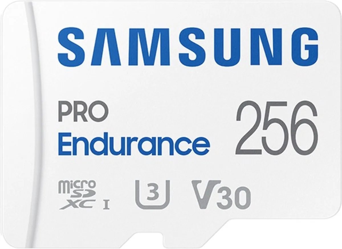 Samsung Pro Endurance Micro SD 256GB - Incl. Adapter