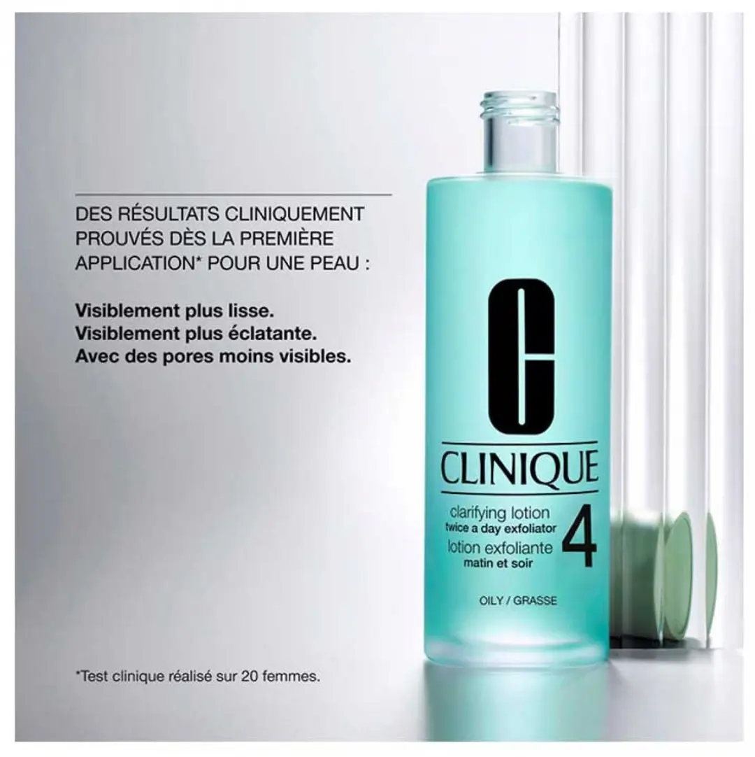 Clinique Clarifying Lotion 4 Navulling 400ml Vette Huid - afbeelding 3 van 5