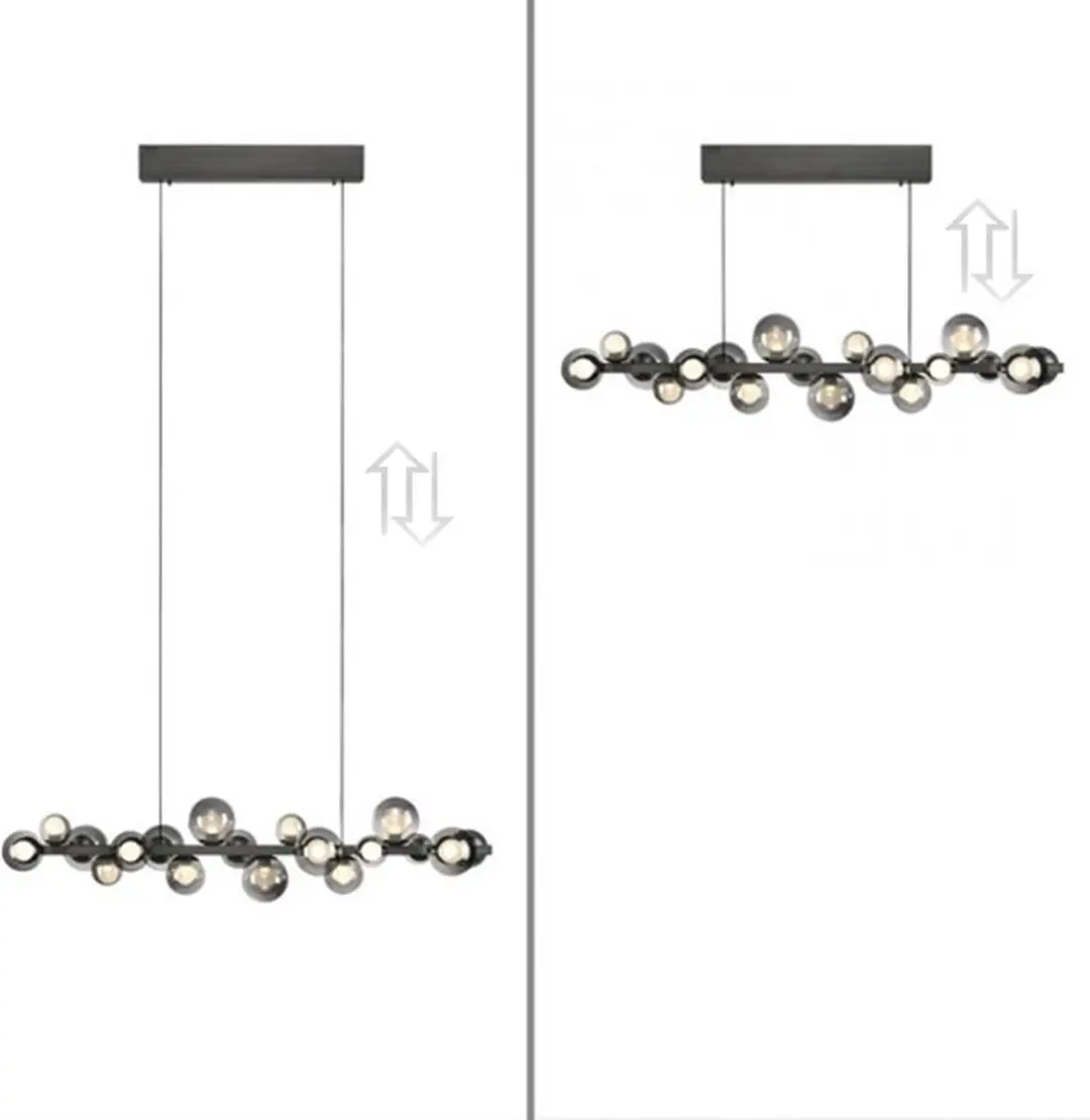 Paul Neuhaus PURE e-Lift Hanglamp 120cm - Donker Grijs - afbeelding 3 van 6