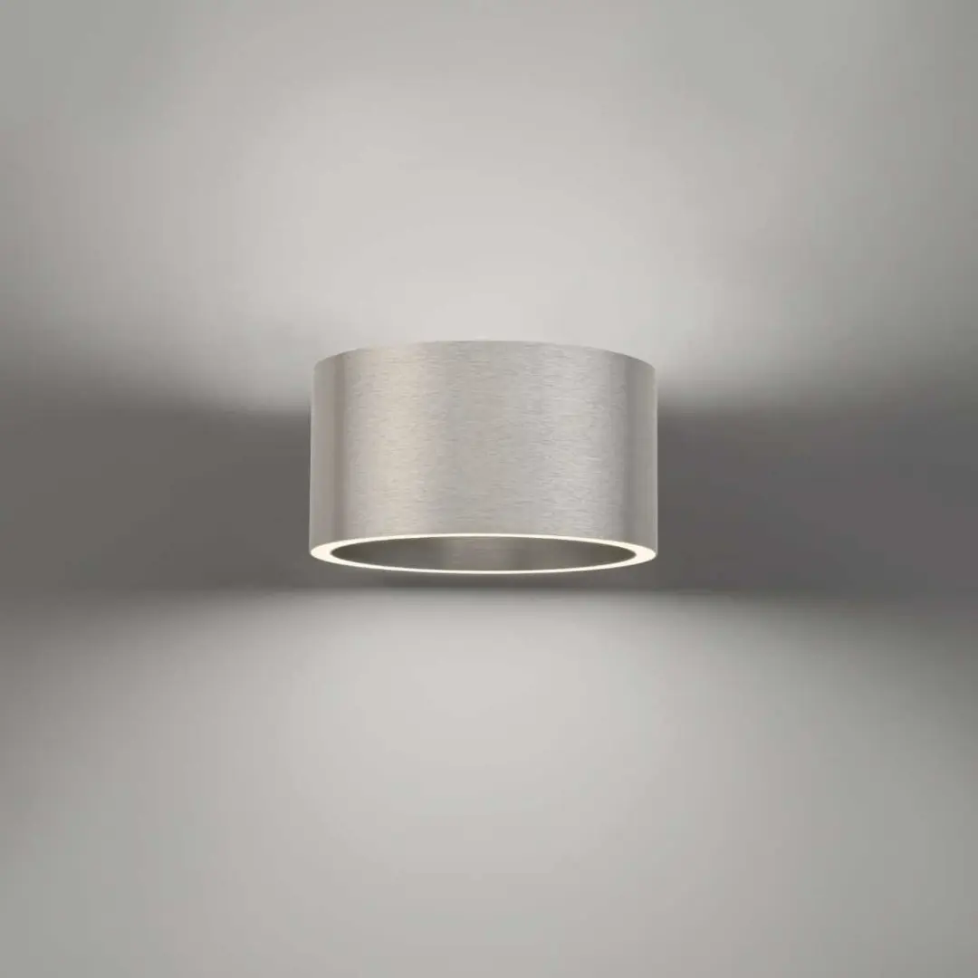 Paul Neuhaus PURE Clipse Wandlamp Ø15cm - Mat Chroom - afbeelding 2 van 6