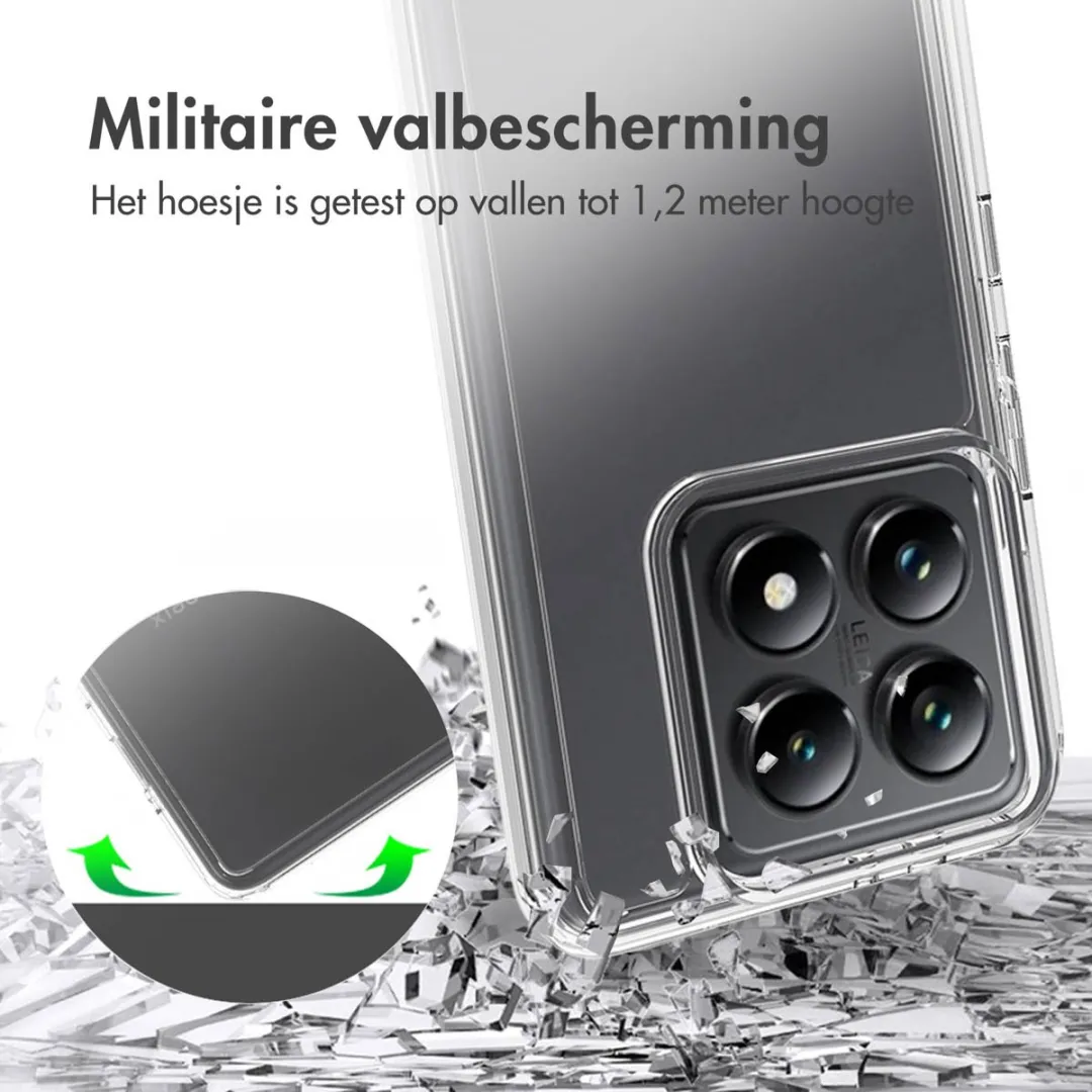 Accezz Xtreme Impact Backcover 2.0 Hoesje Xiaomi 14T Pro - Transparant