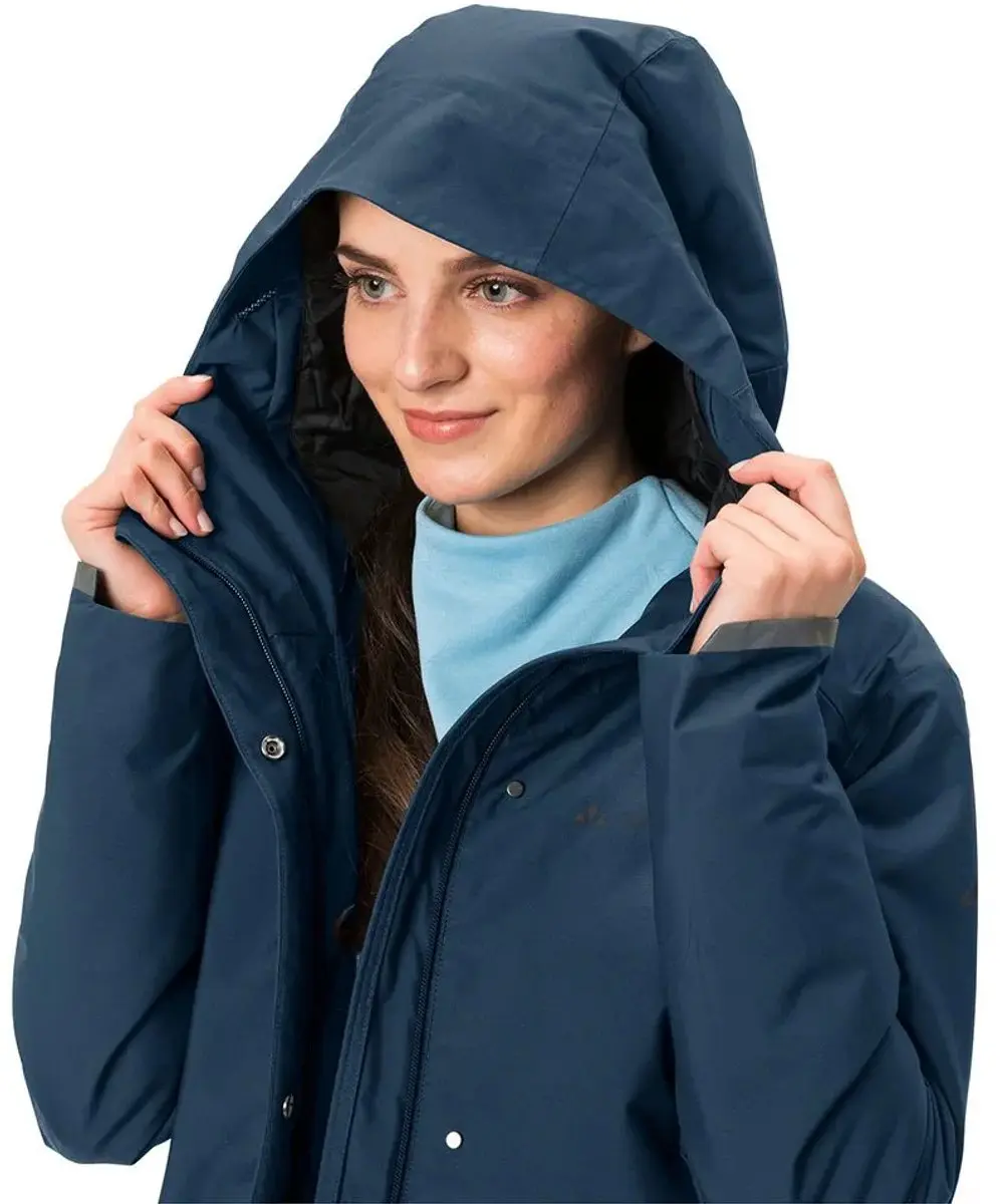 VAUDE Cyclist Warm Rain Jacket Regenjas - Dark Sea - afbeelding 6 van 6