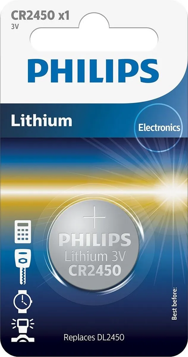 Philips Lithium CR2450 Knoopcel