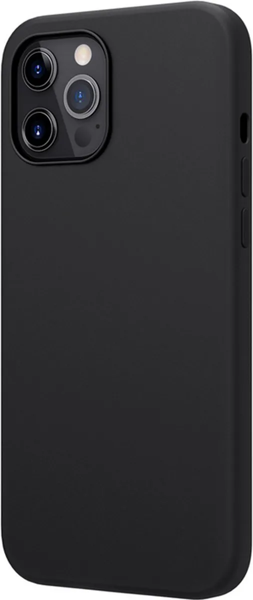 Nillkin Flex Silicone Back Case iPhone 12 Pro Max - Zwart - afbeelding 2 van 4
