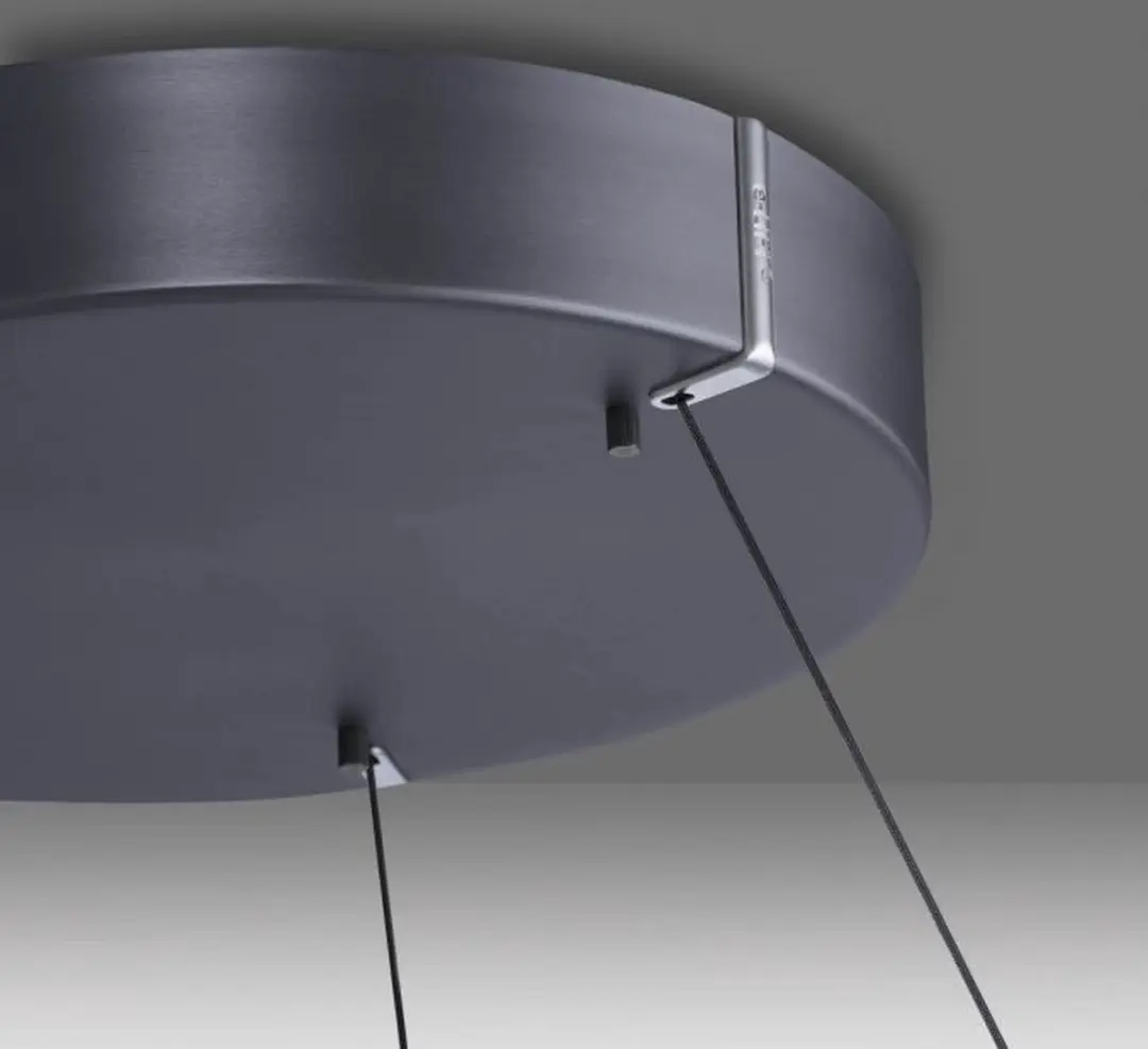 Paul Neuhaus PURE E-Loop Hanglamp - Ø70cm - Donker Grijs - afbeelding 3 van 6